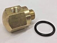 Algopix Similar Product 9 - BRASS OIL PRESSURE GAUGE FITTING HARLEY