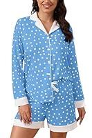 Algopix Similar Product 15 - FKEEP Button Down Pajamas Sets Women