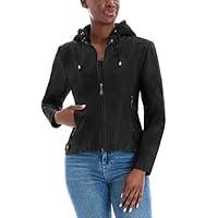 Algopix Similar Product 4 - Olivia Miller Womens Faux Leather Zip