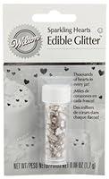 Algopix Similar Product 20 - Wilton Edible Glitter, Silver Hearts