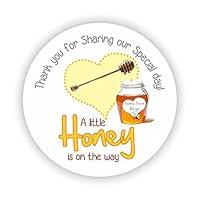 Algopix Similar Product 9 - Baby Shower Stickers  A Little Honey