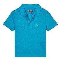 Algopix Similar Product 17 - Vilebrequin, Linen Boys Polo Shirt Solid