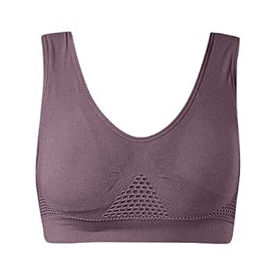 Best Deal for Womens Sports Bra Padded Seamless Wirefree