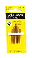 Algopix Similar Product 2 - John James Embroidery Needles Size 3/9