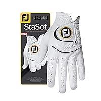 Algopix Similar Product 9 - FootJoy Mens StaSof Golf Glove White