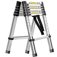 Algopix Similar Product 1 - TAMYID Telescoping Ladders Aluminium