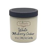 Algopix Similar Product 8 - WHITE MULBERRY CEDAR Soy Wax 14 oz Jar