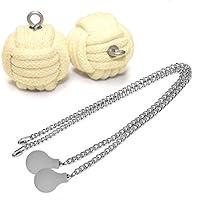 Algopix Similar Product 12 - Pair of Pro WT4 Knob Monkey Fist Fire
