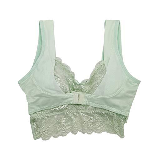 Front Buckle Sexy Bras for Women Gathe Up Breast Lace