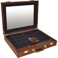 Algopix Similar Product 5 - Trademark Premium Wood Poker Chip Case