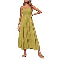 Algopix Similar Product 13 - BOXIACEY Womens Summer Maxi Dress