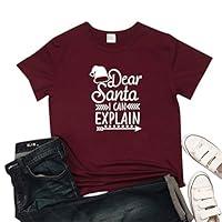 Algopix Similar Product 4 - QIUUE Unisex Christmas Letter Print