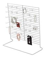 Algopix Similar Product 17 - 24Peg White Wire Countertop Rack