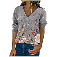 Algopix Similar Product 10 - V Neck T Shirts Women Graphic Vintage