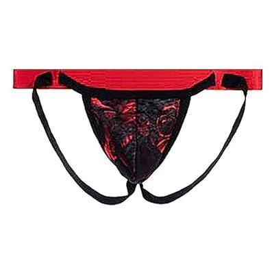 Best Deal for JUNGE Men Wearing Womens Panties Jockstrap Underwear Mens
