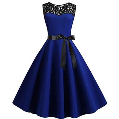 Best Deal for Velvet Dress for Women, Women Vintage 1950s Retro