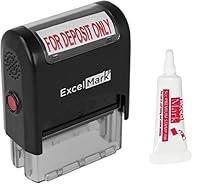 Algopix Similar Product 18 - ExcelMark for Deposit ONLY Self Inking