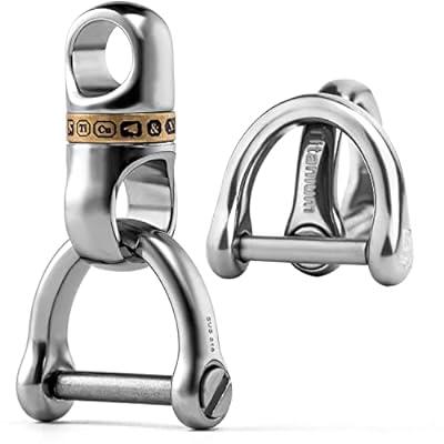 Best Deal for TISUR Titanium Key Ring for Keychain +2PCS TISUR Titanium