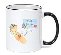 Algopix Similar Product 7 - California North Dakota Mug Coffee Cup