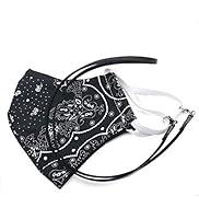 Algopix Similar Product 14 - Face Mask Holder Black Leather Suede