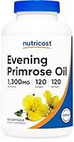 Algopix Similar Product 8 - Nutricost Evening Primrose Oil 1300mg