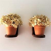 Algopix Similar Product 20 - Small Handcrafted Wood Wall Planter