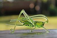 Algopix Similar Product 16 - Statue of Glass Grasshopper Cute Green