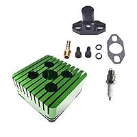 Algopix Similar Product 9 - JRL CNC Green Square Cylinder