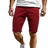 Algopix Similar Product 16 - Ripped Hole Denim Shorts for Mens
