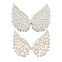 Algopix Similar Product 13 - BetterUS 10Pcs Angel Wings Patches Gold