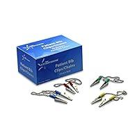 Algopix Similar Product 7 - 20 PC Dental Patient Bib Clips Chains