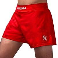 Algopix Similar Product 2 - Hayabusa Arrow Kickboxing Shorts  Red