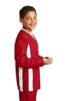 Algopix Similar Product 15 - SportTek Youth Tipped VNeck Raglan