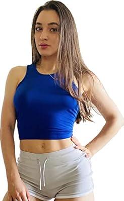 Best Deal for Basic Racerback Crop Tank Tops for Women, Athletic Crop Top