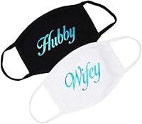 Algopix Similar Product 5 - Set Face Mask Mr Mrs Face Mask