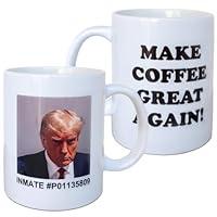 Algopix Similar Product 1 - Trump Mug Shot Mug Make Coffee Great