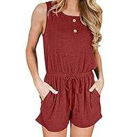 Algopix Similar Product 8 - KYLEON Womens Jumpsuits Sleeveless