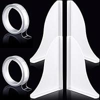 Algopix Similar Product 11 - Blulu 4 pcs Acrylic Bath Tub Splash