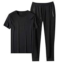 Algopix Similar Product 13 - MONISE Sport Shorts Set for Mens Summer
