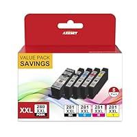 Algopix Similar Product 13 - AXESET XXL 280 281 Ink Cartridges Work