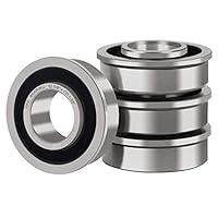 Algopix Similar Product 6 - XiKe 4 Pack Flanged Ball Bearing ID