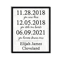 Algopix Similar Product 2 - Adoption Dates Print  Adoption Gift