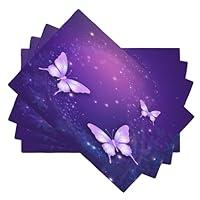 Algopix Similar Product 11 - Purple Butterfly Sparkle Star Place