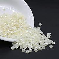 Algopix Similar Product 18 - Lifestylecat 500pcs 6mm Half Pearl