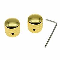 Algopix Similar Product 8 - Dopro Set of 2 Guitar Dome Knobs 20mm