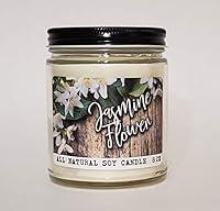 Algopix Similar Product 7 - 8 oz Soy Candle - Jasmine Flower Scent