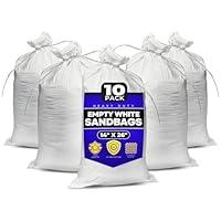 Algopix Similar Product 14 - Sand Bags with Ties 14 x 26 Pack of