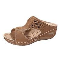 Algopix Similar Product 2 - Womens Summer Casual Sandals Roman Non