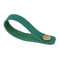 Algopix Similar Product 5 - 198x20mm Green Leather Guitar Strap