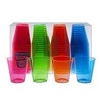 Algopix Similar Product 5 - Neon Assorted Party Shot Glasses  Made